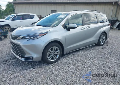 2022 Toyota Sienna Platinum из США, поврежденный, VIN 5TDESKFC2NS051825